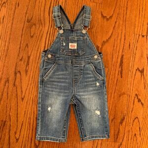 Levi's Cotton Blend Denim Overall's | Denim Blue | 12 months